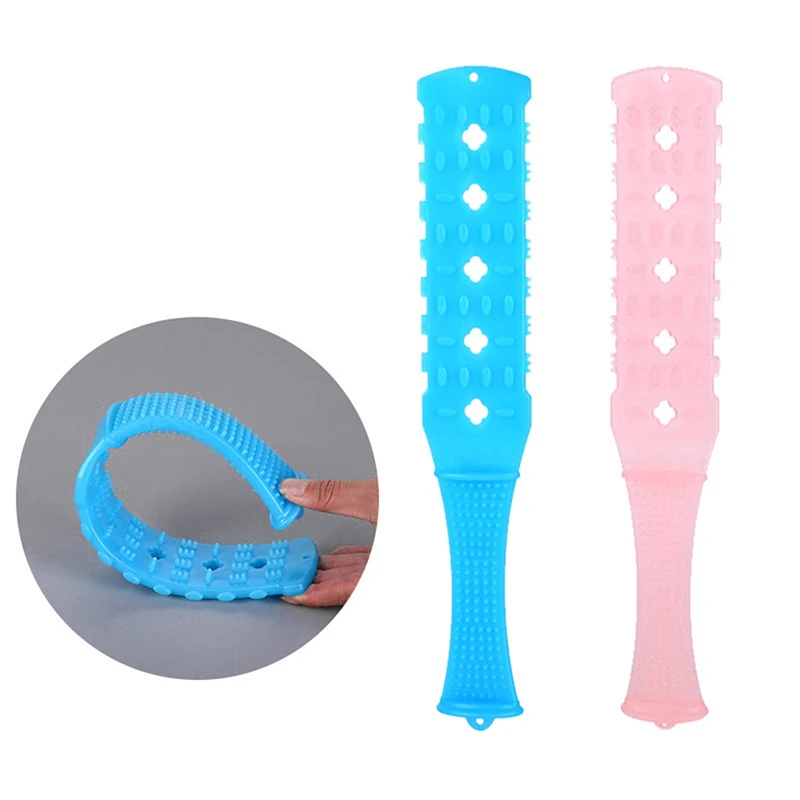 

5 Holes Health Care Beat Back Beating Small Artifact Fitness Hammer TPR Massager Beat Sha Board Massage Stick For Health Care