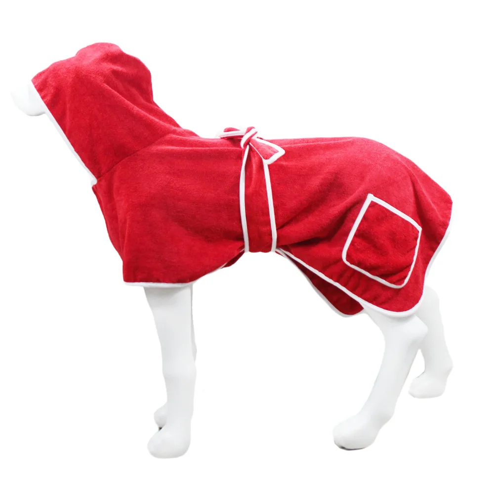 

Dog Bathrobe Towel Bath Robe Pet Bathrobe Drying Coat Absorbent Towel For Large Medium Small Dog Super Fast Dry Soft Adjustable