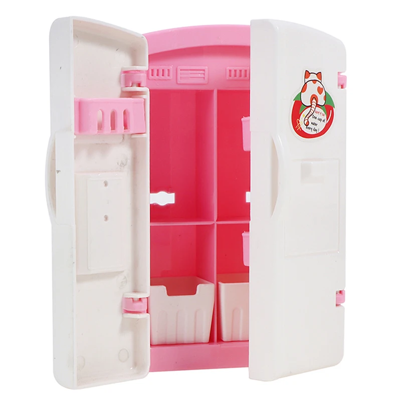Double Door Refrigerator Freezer Model For Dolls Kitchen Liv