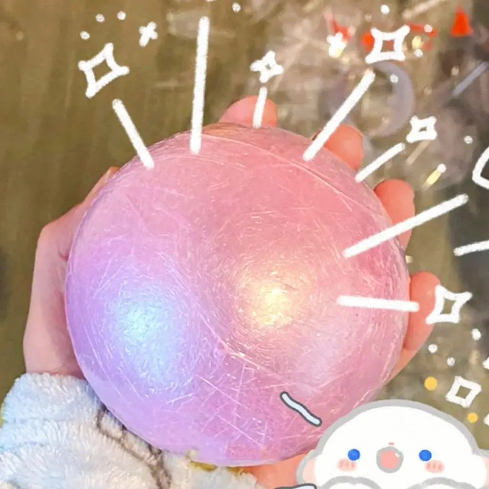 6Pcs Glow in Dark Luminous Sticky Ball Rolling Tapes 10M Colorful Fluorescent DIY Random Color Adhesive