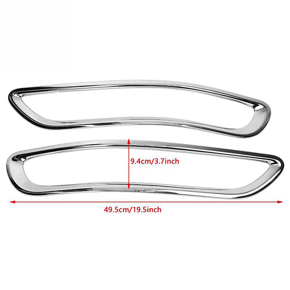 Для Kia Sportage KX5 QL 2015 2016 2017 2018 ABS хромированный задний отражатель противотуманная