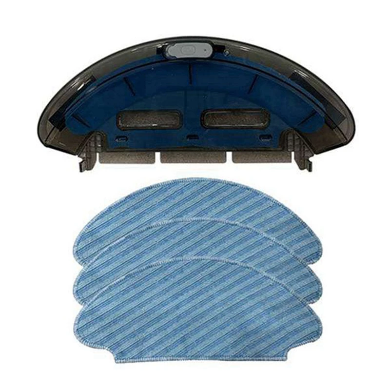 

Top Deals Water Tank Mopping Rags Kit For Tefal RG6875 Robot Vacuum Cleaner Replacement For Isweep X3 Parts Accessories