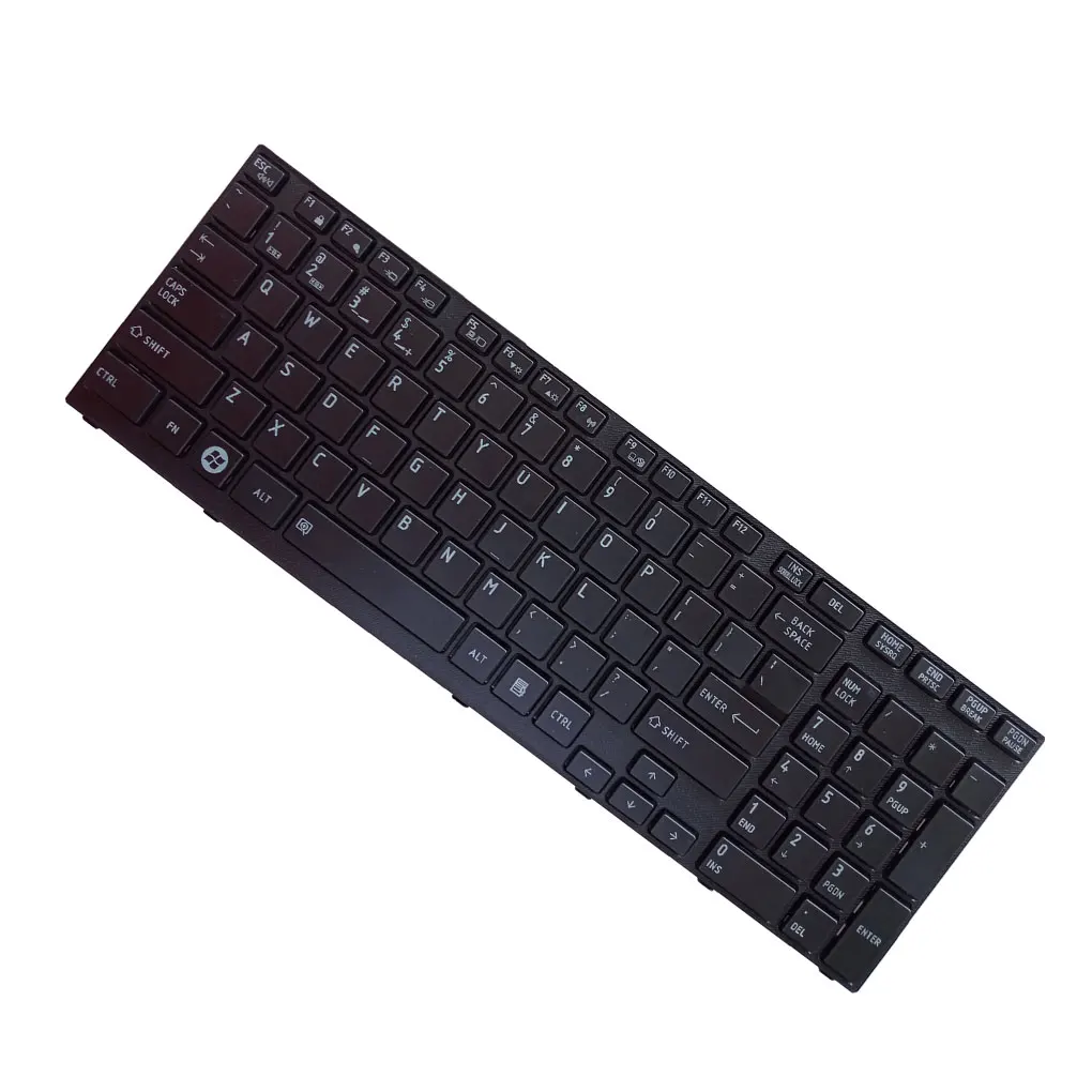 

Клавиатуры бесшумные без подсветки эффективная клавиатура хорошо подходят офисные аксессуары Plug and Play Замена для Toshiba P750 макет