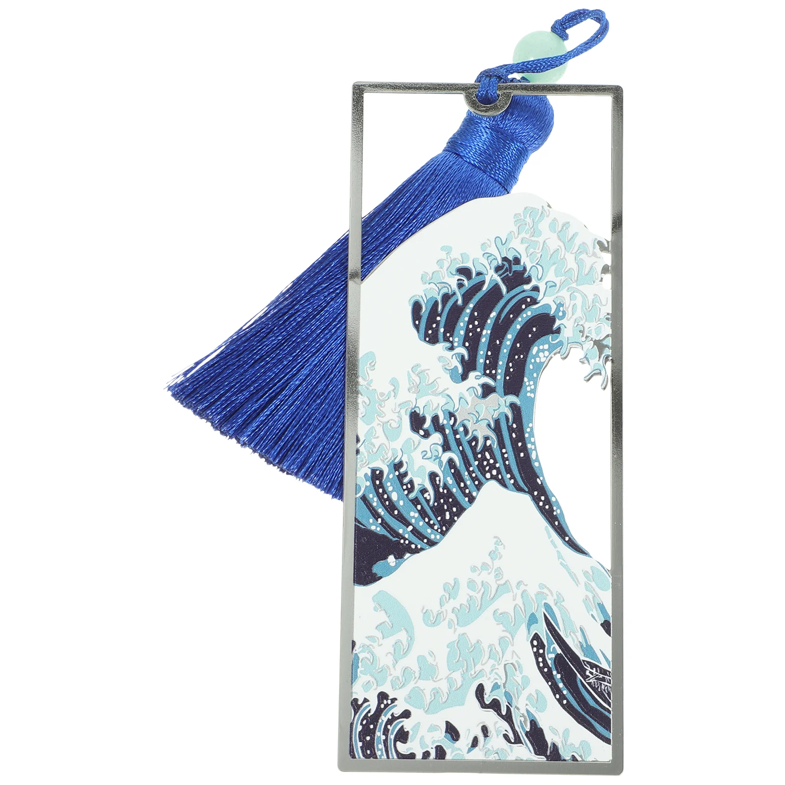 

Bookmark Retro Decor Ocean Wave Decorative Gift Artistic Sea Alloy Reading Supplies Birthday Student Creative