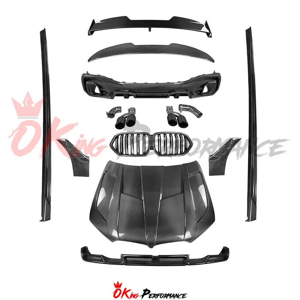 Полный комплект аэродинамического тела из углеродного волокна в стиле Larte для