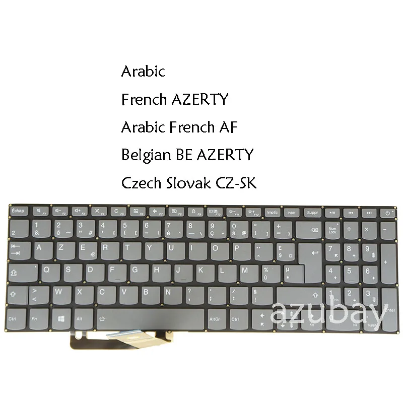

Backlit Laptop Keyboard For Lenovo S145-15IIL S145-15IKB S145-15IML S145-15IWL V140-15IWL V145-15AST AR FR BE AZERTY CZSK QWERTY