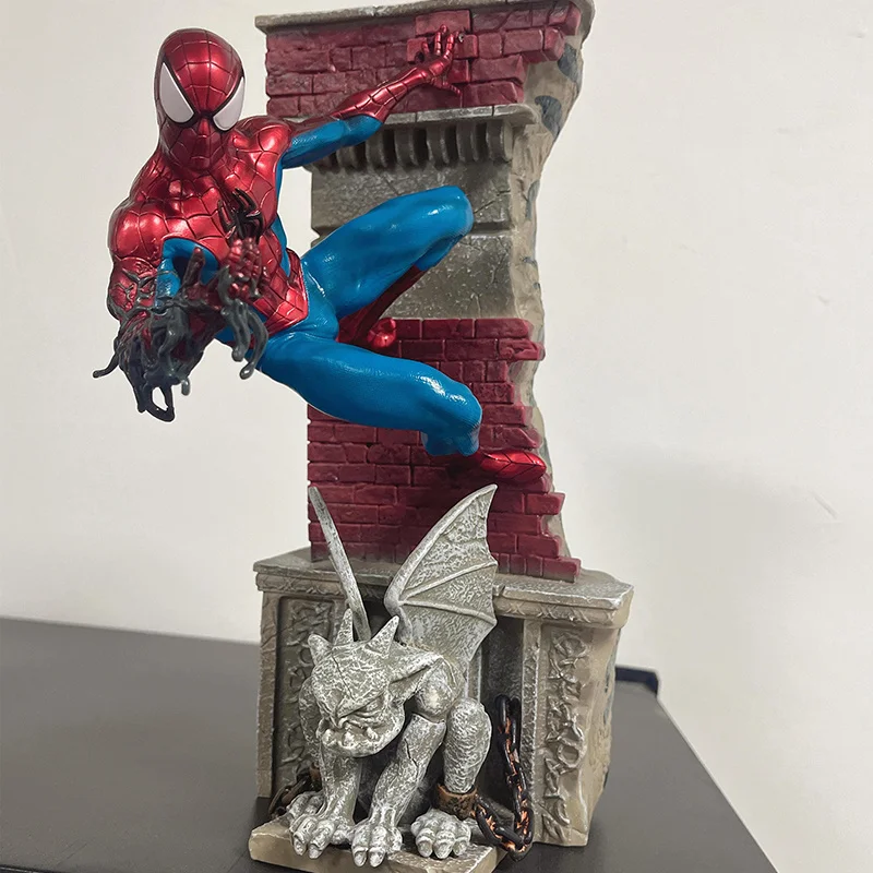 Avengers Spiderman Statue Figurine Collectible Movie Model Toys Decoration Doll Gift
