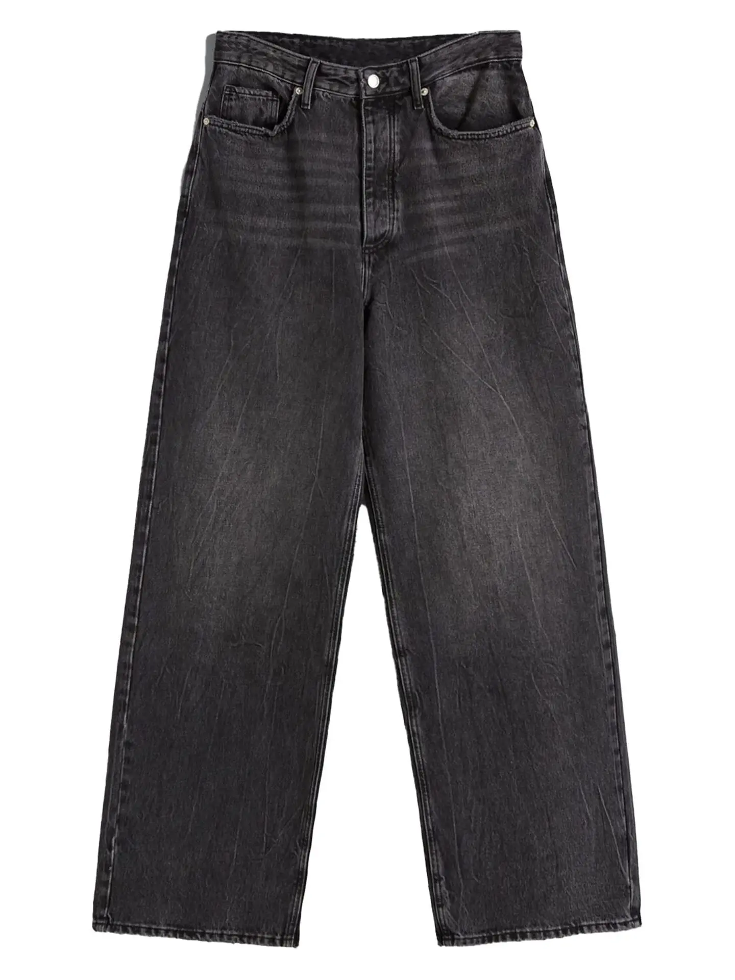 Джинсы женские длинные с широкими штанинами