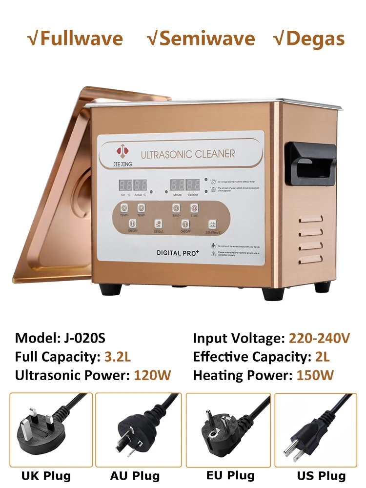 

Ультразвуковой очиститель 3,2 л из нержавеющей стали