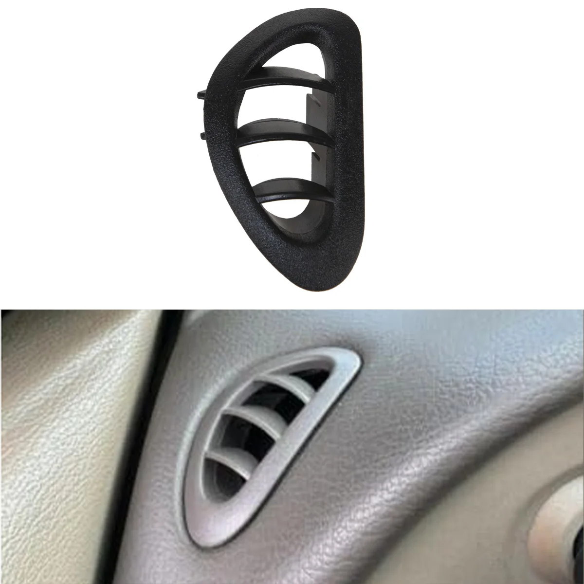 

Черная приборная панель, обогреватель переменного тока, вентиляционная решетка, левая сторона водителя для Ford Mustang 1999 2000 2001 2002 2003 2004 F4ZZ-63046A77-A