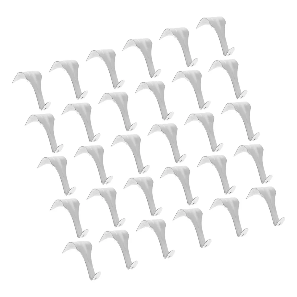 

30 Pcs Photo Hanger Picture Molding Hangers Hook Hanging Hooks Rail Kit Zinc Alloy Wall