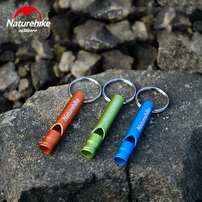 

Naturehike Multifunction Whistle Portable Emergency Aluminum Emergency Survival Whistle Keychain Outdoor Tools Training whistle