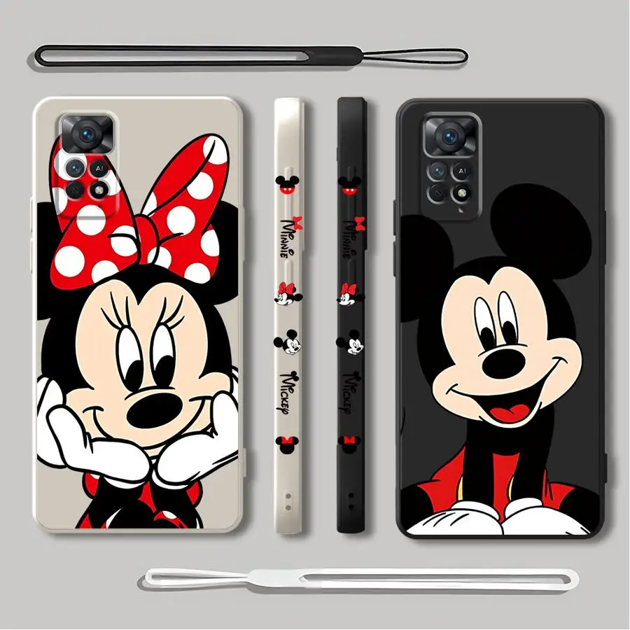 Чехол для телефона Disney с Микки и Минни Маусом Xiaomi Redmi Note 12 Pro Plus 9T 9S 8 9 13 10 12S 11S 11 5G 10T