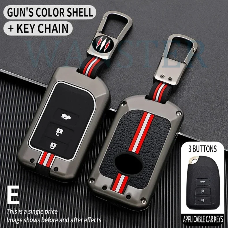 Металлический чехол для автомобильного ключа брелка Toyota Yaris Yarisl X Hiace Vios Verso Camry