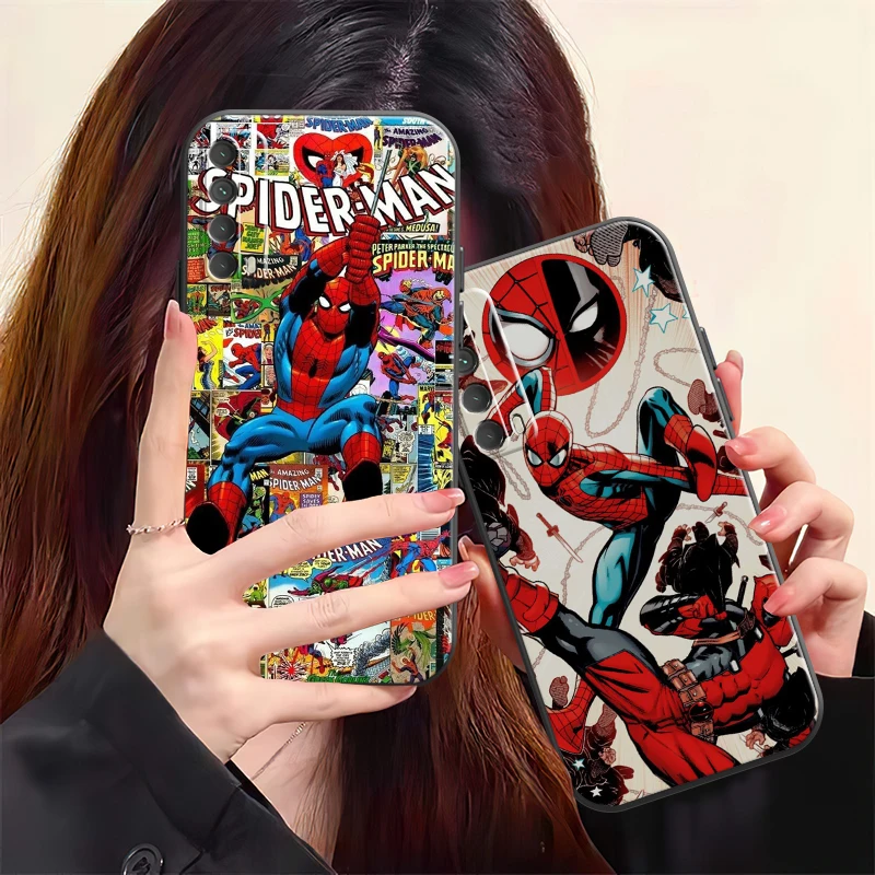 

Marvel Spider-Man Phone Case For Huawei Y7S Y9A Y6 2019 Y7P 2020 Y8S Y7 2019 Y9 2019 Coque Back Silicone Cover Carcasa Funda