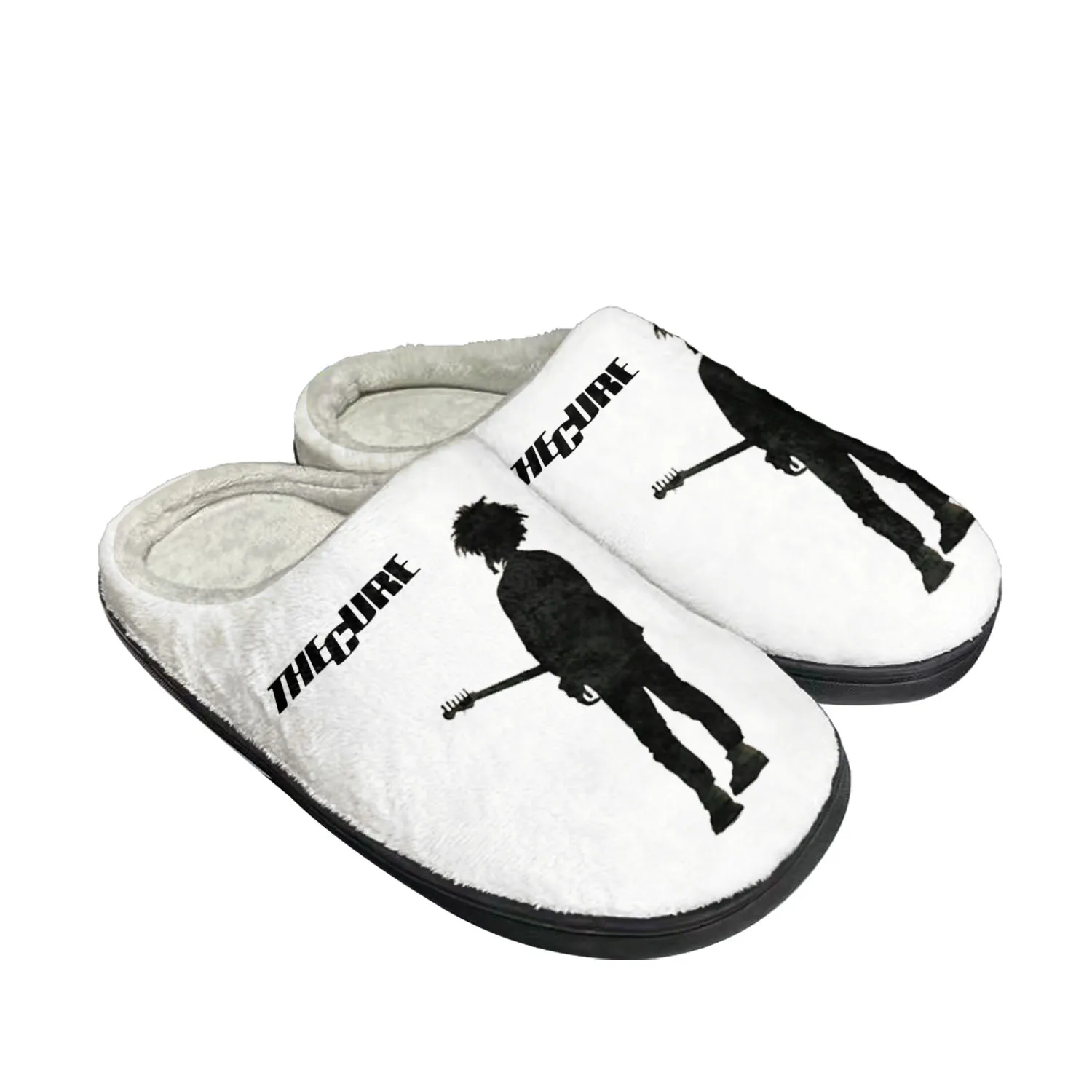 Cure Rock Band The Robert Smith Home Cotton Custom Slippers Mens Womens Sandals Plush Bedroom Keep Warm Shoe Thermal Slipper