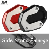 cnc kickstand plate enlarge for scrambler 800 full throttle motorcycle foot side stand extension 2014 2015 2016 2017