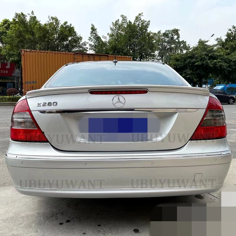 Для Mercedes-Benz W211 E300 E320 E240 автомобильный спойлер высокого качества глянцевое черное