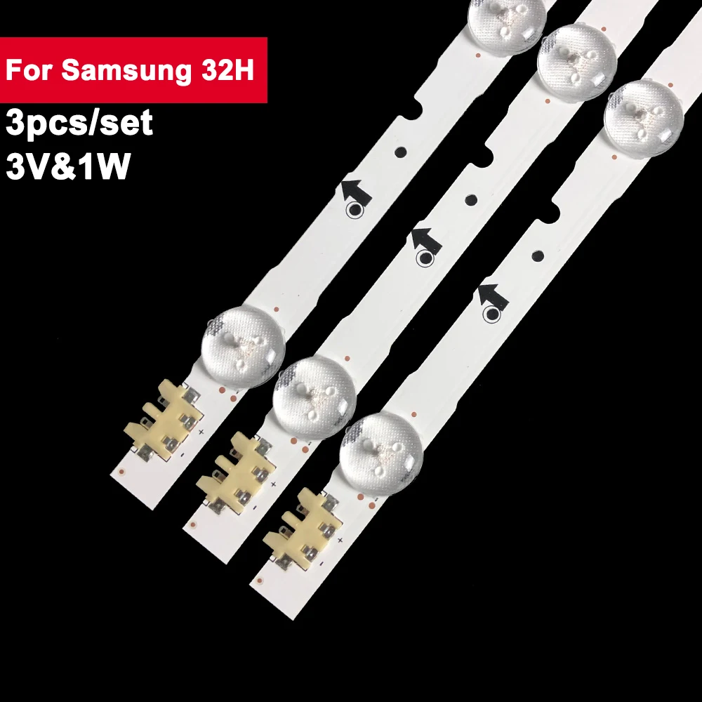 648mm 3pcs Led Tv Backlight Strip For Samsung 32H 7led UE32H4580 UE32H5570 UE32H4000AK UE32H4510AK  UE32H4100AK UE32J4000AK