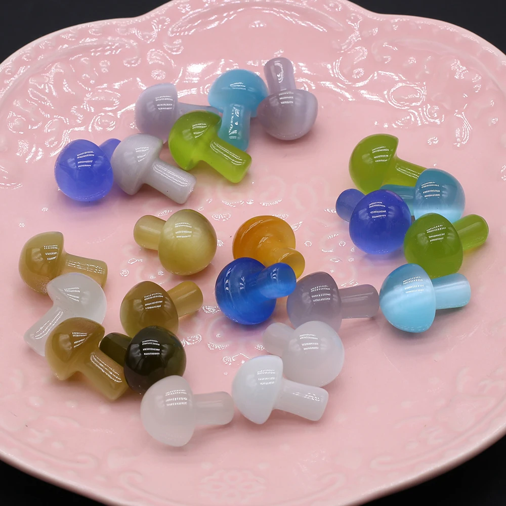 4 шт. подвеска из натурального камня в форме гриба | Украшения и аксессуары