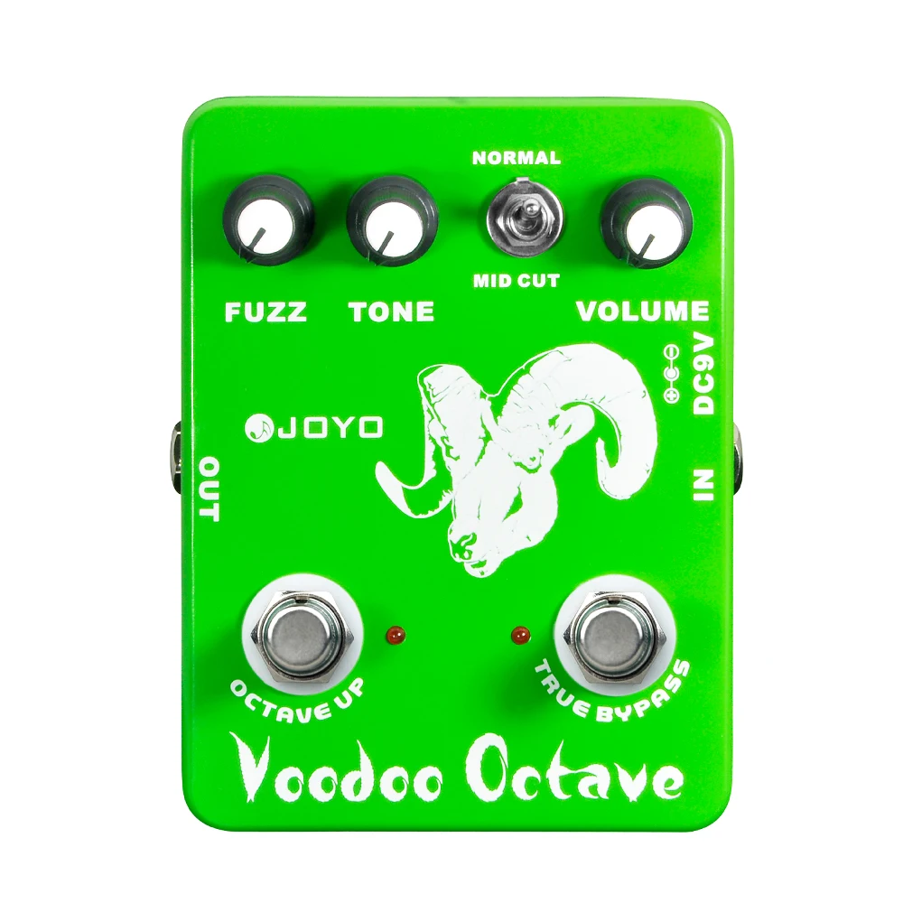 JOYO JF-12 VOODOO OCTAVE Pedal Octave Effect Guitar Effect Pedal Fuzz Mini Pedal Bass Electric Guitar Pedals True Bypass