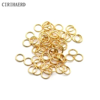 14k gold plated brass openclosed jump rings necklace bracelet connector for jewelry making supplies diy jewelry accessories