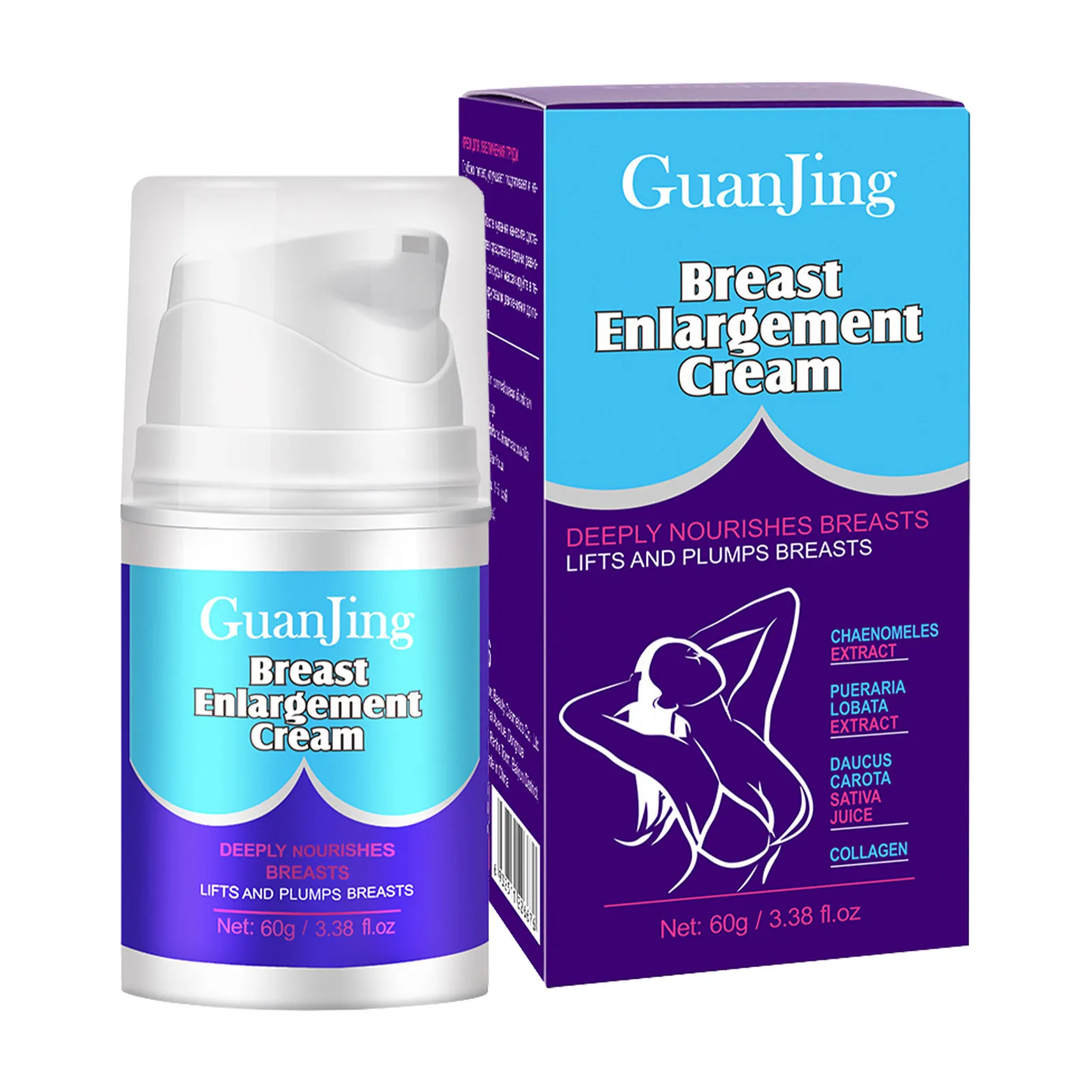 

60g Breast Firming Cream Natural Essence Boobs Cream Firming Lifting BreastFast Growth Enlargement Cream Increase Cleavage &