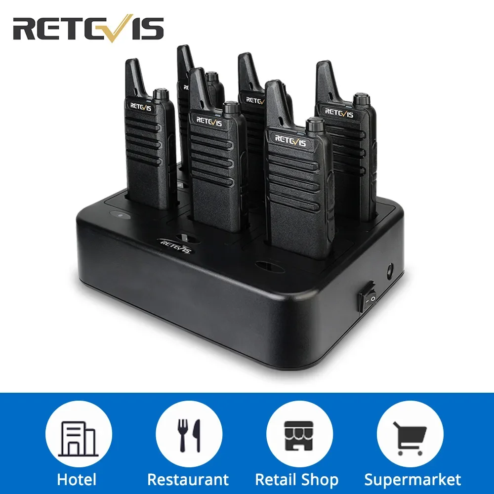 мини рация профессиональная 6 шт в комплекте Retevis RT622 рации ...