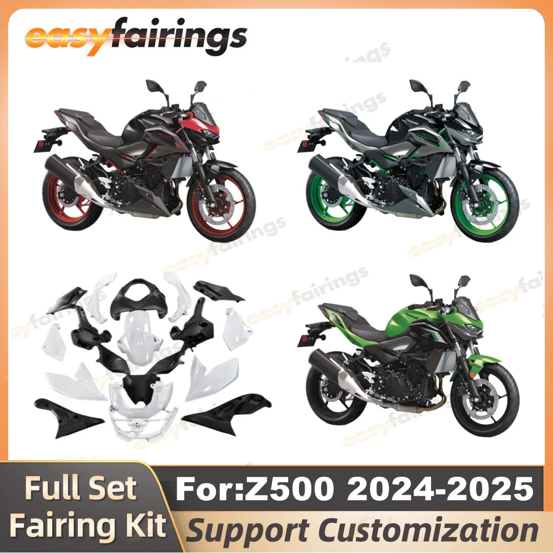 Фото Полный комплект обтекателя для мотоцикла, подходит для KAWASAKI Z500 Z500 2024 2025 24 25, комплекты обтекателей для кузова zxmt №1