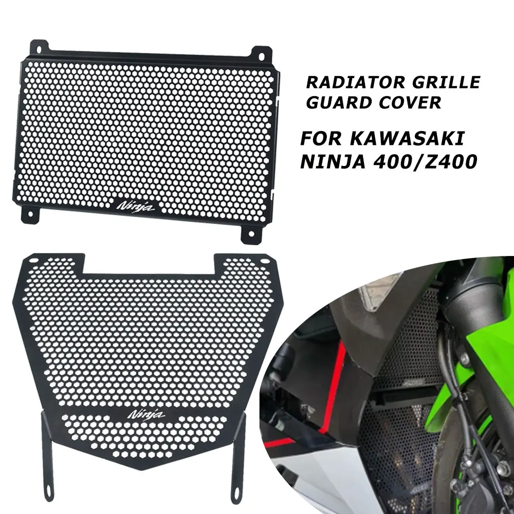 

Крышка воздухозаборника мотоцикла ninja400/z400 для Kawasaki Ninja400 Ninja 400 Z400 2018 2019 2020, решетка радиатора, защита резервуара для воды