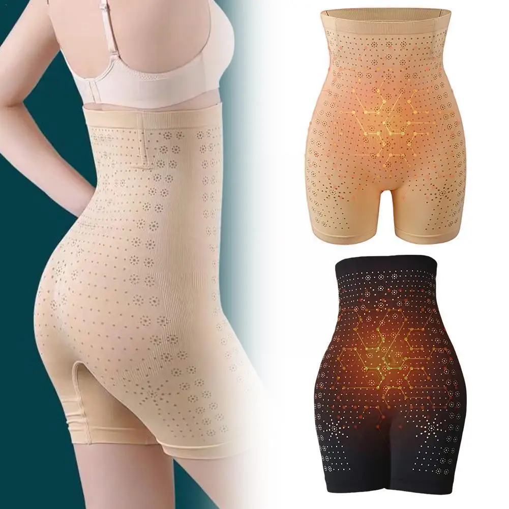 

Far Infrared Fat Burning Tummy Control&Detox Bodysuit Tummy And Hip Lift Pants For Women Seamless Body Shaping Briefs Breat P8S0