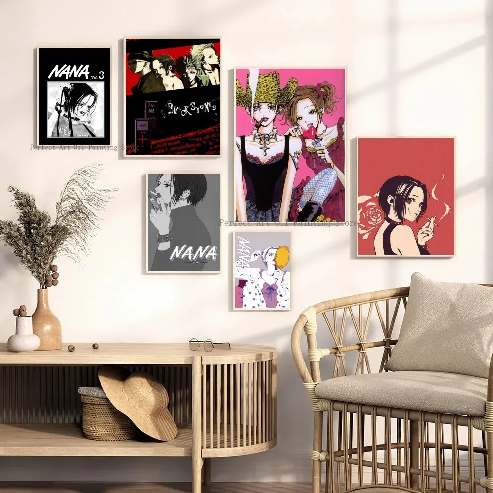 Японский Классический Аниме-плакат Nana С Бумажным Принтом Настенное Искусство