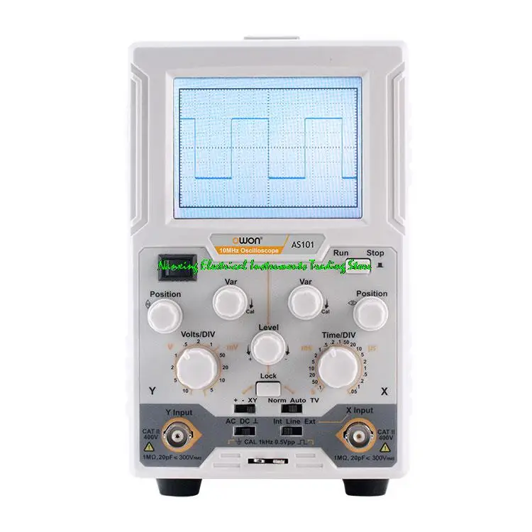 

Быстрое прибытие OWON AS101/AS201 10 МГц/20 МГц одноканальный аналоговый осциллограф Частота дискретизации: 100 мкс/с
