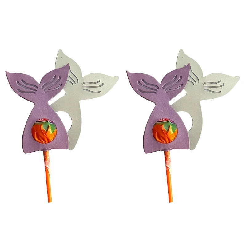 

Metal Die Cuts Fish Tail Lollipop Cutting Dies Stencil DIY Cutting Template Mold Drop Shipping