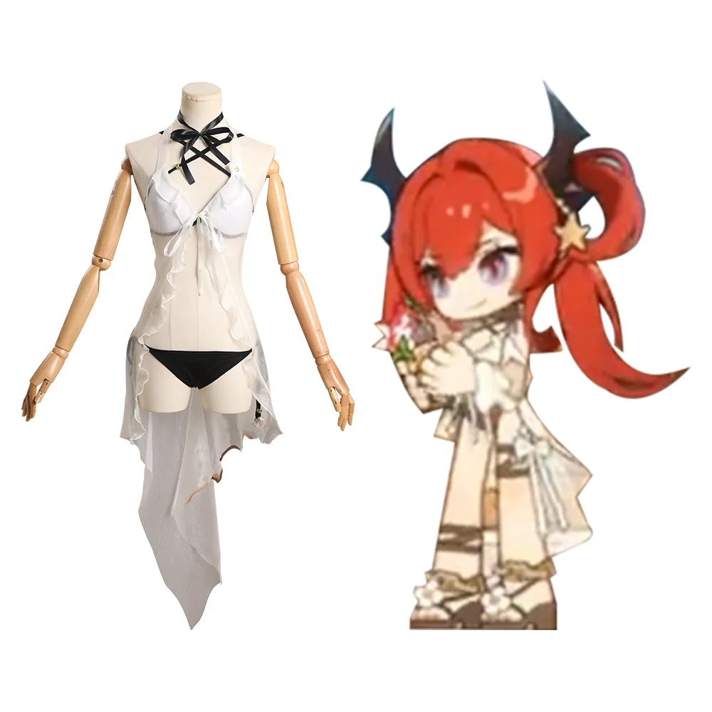 

Arknights Surtr Cosplay Costume Swimsuit Outfits Halloween Carnival Suit