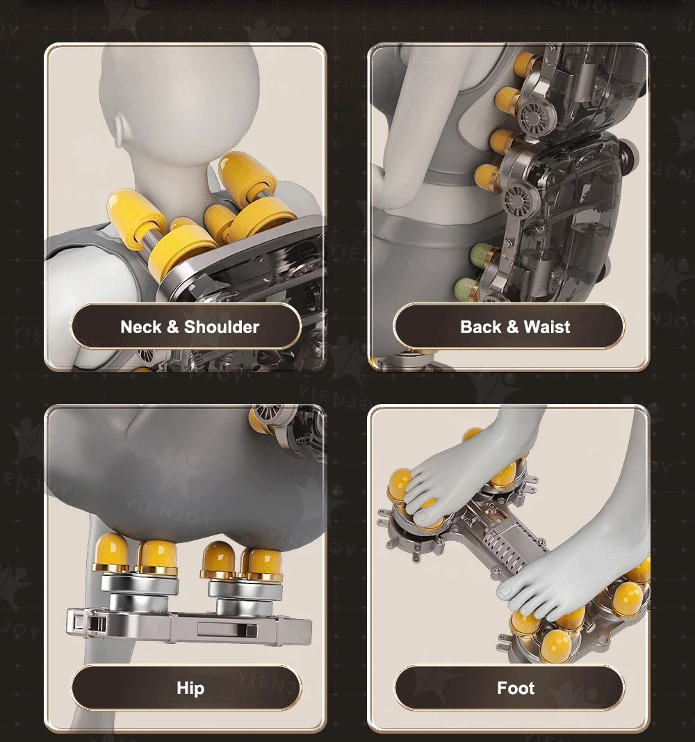 Бестселлер электрическое 4D кресло шиацу гравитационное тайское растягивающееся