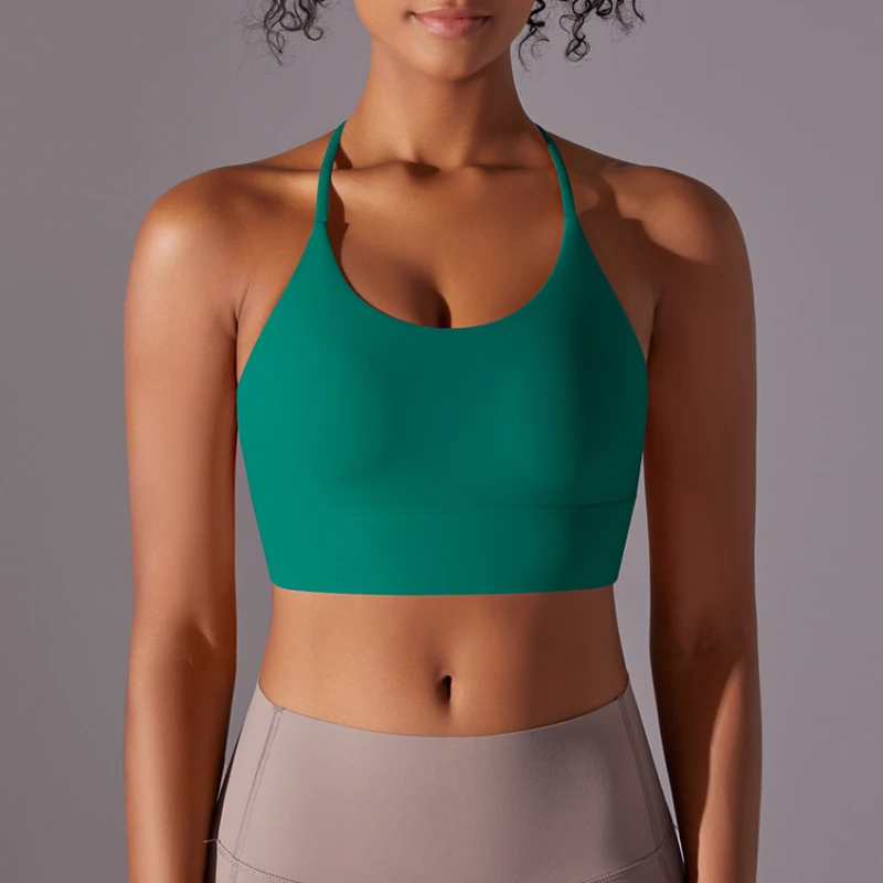 Новое женское нижнее белье спортивный бюстгальтер для йоги на открытом воздухе