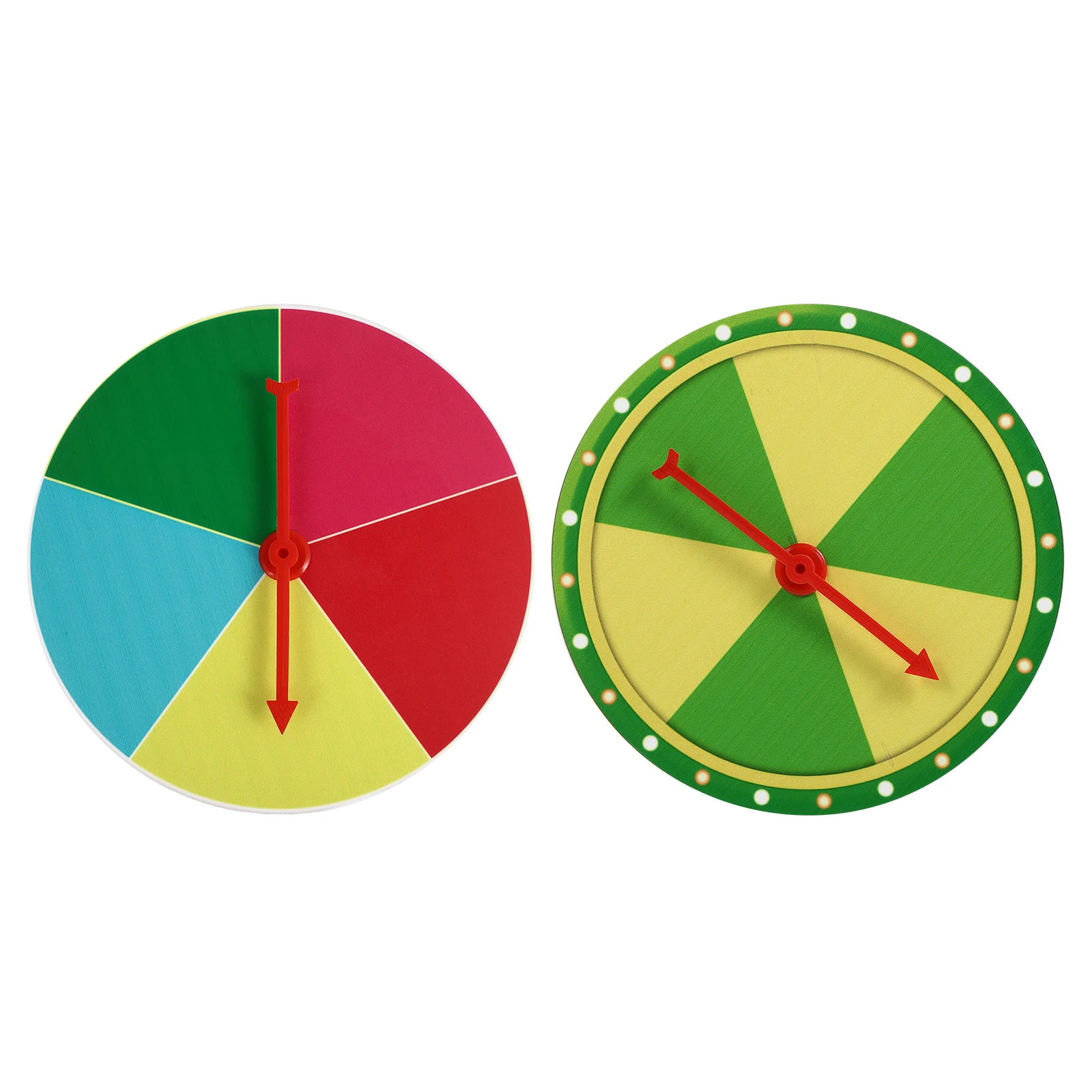 

1Pc Game Turntable Prop Plastic Lucky Draw Turntable Mini Table Prize Wheel Turntable Teaching Activities Prop 20cm