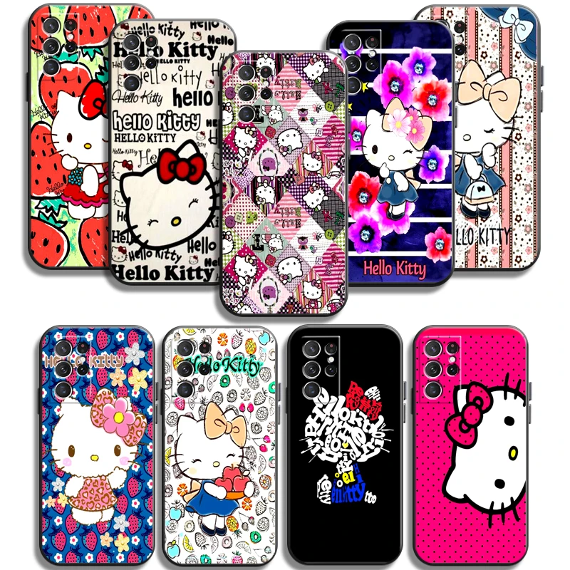 

Hello Kitty Cartoon Kawaii Funda Cases Back Cover Carcasa
