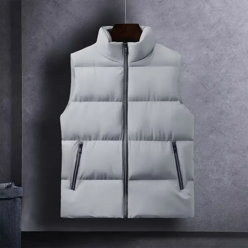 Модный мужской зимний жилет с хлопковой подкладкой