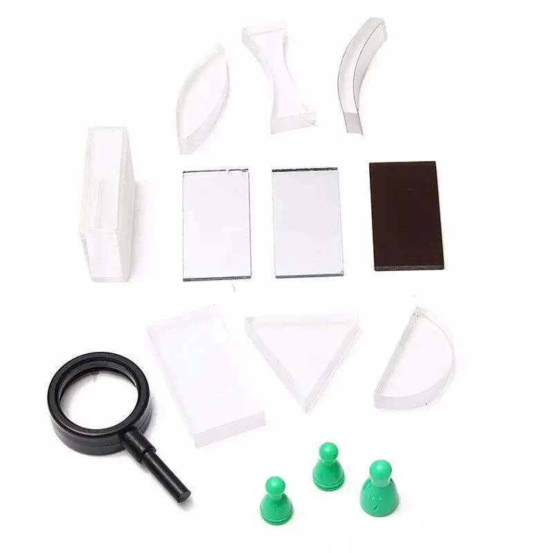 

Laser Beam Generator Experiment Convex Lens Detectors Equipment Box Harmless Measurement Optical Scientific Set