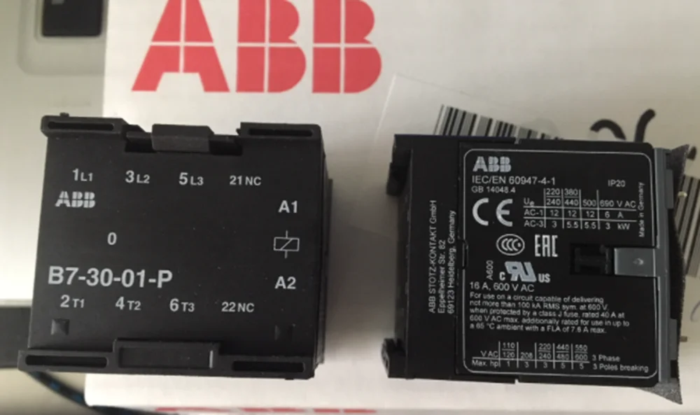 

NEW ABB B7-30-01-P Circuit Breaker 24VAC