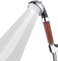 shower head bath spray 3 modes adjustable spa filter high pressure water saving bathroom shower head
