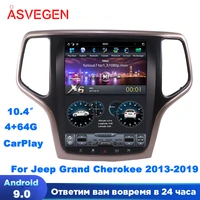 10 4 android 9 0 car gps radio for jeep grand cherokee 2013 2019 tesla audio multimedia gps navigation dvd stereo player