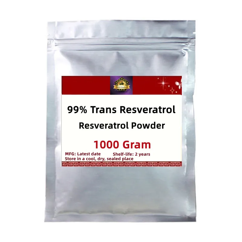 

50-1000g Best 99% Trans Resveratrol,Free Shipping