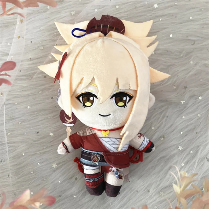 

Аниме игра геншин ударт наганохара Yoimiya игрушки мягкие плюшевые куклы подарок для детей 2334