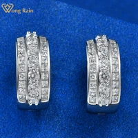 wong rain 925 sterling silver created moissanite gemstone party hoop earrings for women fine jewelry birthday gifts wholesale