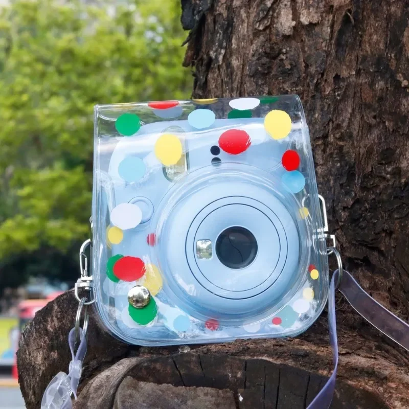 Сумка для мгновенной камеры Fujifilm Instax Mini 12 11 аксессуары портативный прозрачный