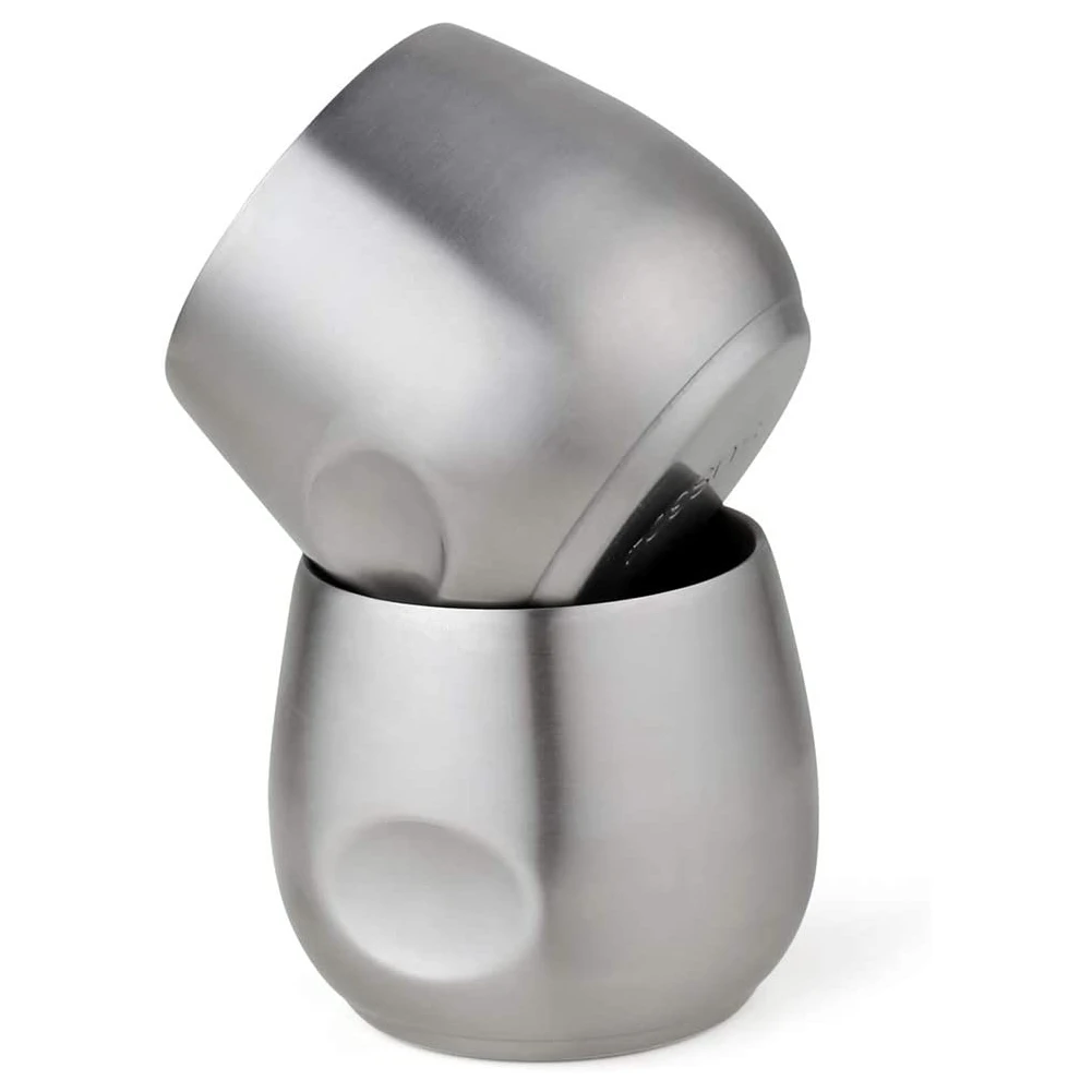 

2 шт., стаканы для эспрессо из нержавеющей стали, 150 мл