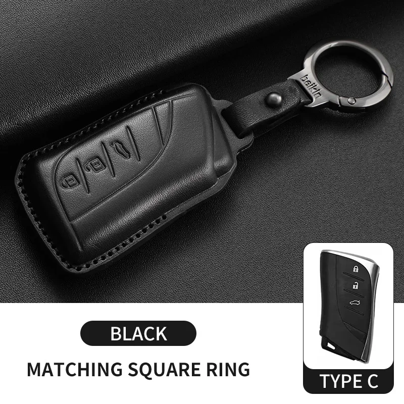 Кожаный чехол для автомобильного ключа с верхним слоем, брелок для Lexus NX GS RX IS ES GX LX RC 200 250 350 LS 450H 300H, автомобильный брелок, аксессуары